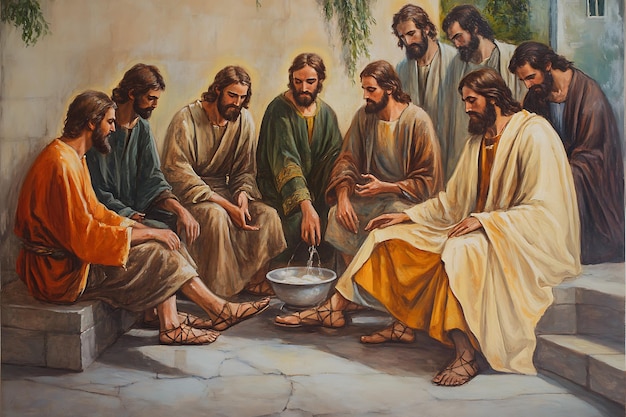 a blink of an eye, A Lesson in Humble Love, Jesus, washing, feet, of, decipels