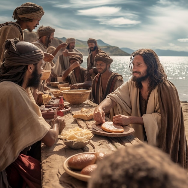 a blink of an eye, Breakfast by the Sea, Jesus, Breakfast, by, the, Sea